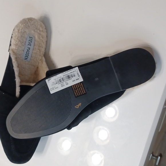 Steve Madden Chart black women's Mules $100 NEW - Picture 5 of 6